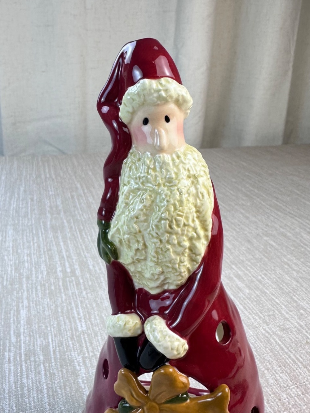 Christmas Set: Vintage Santa Tea Light Holder & Robert Stanley Red Truck Pan - Picture 3 of 16